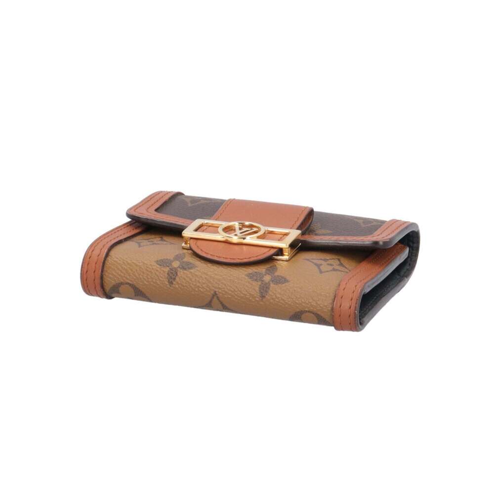 LOUIS VUITTON Brown Monogram Canvas Dauphine Wallet - Picture 4 of 9